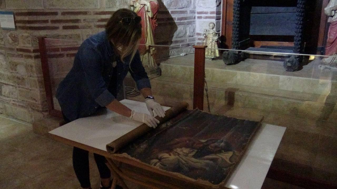 Operasyonda ele geçirilen 140 yıllık Yahya Peygamber tablosu, orijinal çıktı