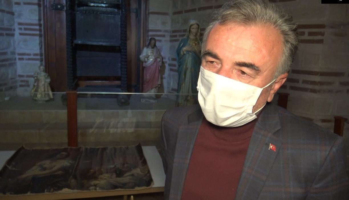 Operasyonda ele geçirilen 140 yıllık Yahya Peygamber tablosu, orijinal çıktı