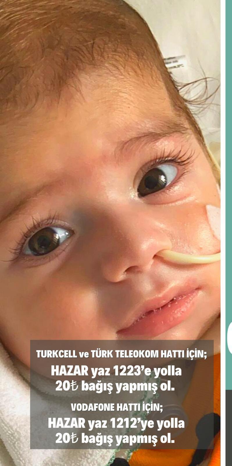 6 aylık Hazar bebeğin hayata tutunabilmesi için zolgensma gen tedavisi olması gerekiyor