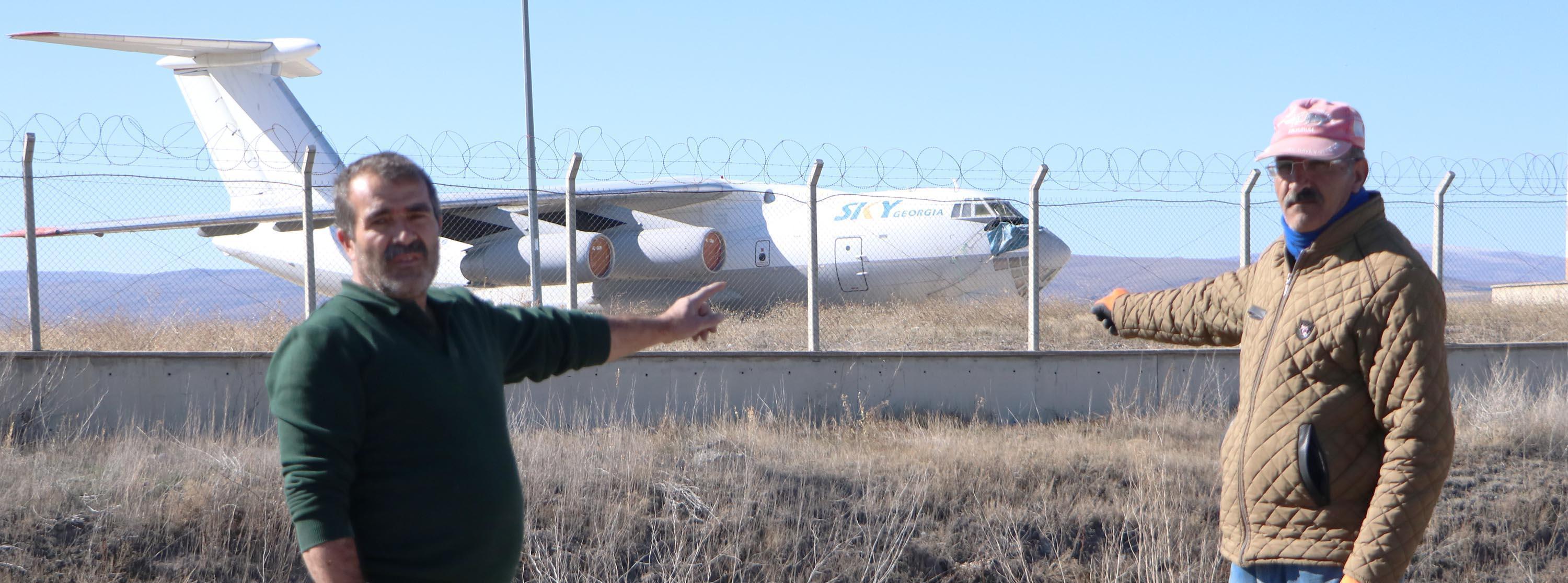 Gürcistanın yardım uçağı 10 yıldır Erzurumda bekliyor
