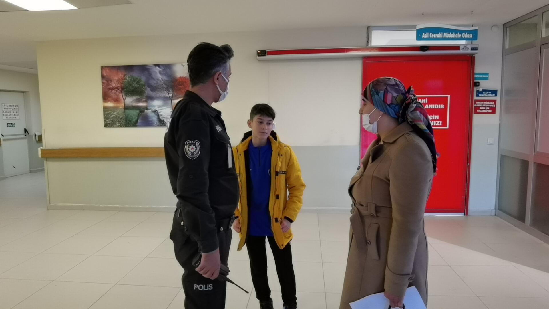 Alman çoban köpeğinin saldırdığı Yusufun kulağında doku kaybı var