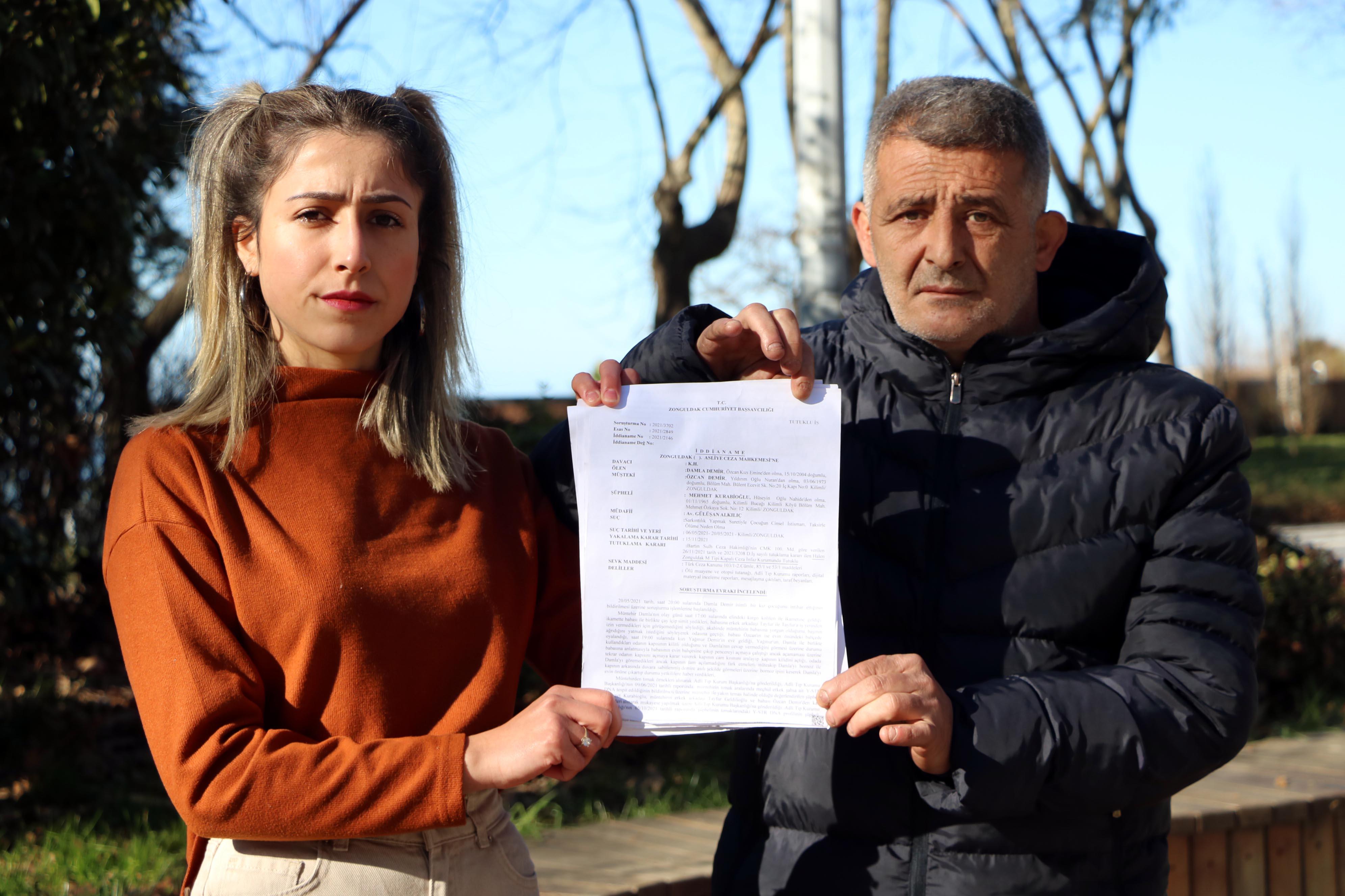 İntihar eden Damlaya tacizle suçlanan komşusu ev hapsiyle tahliye edildi