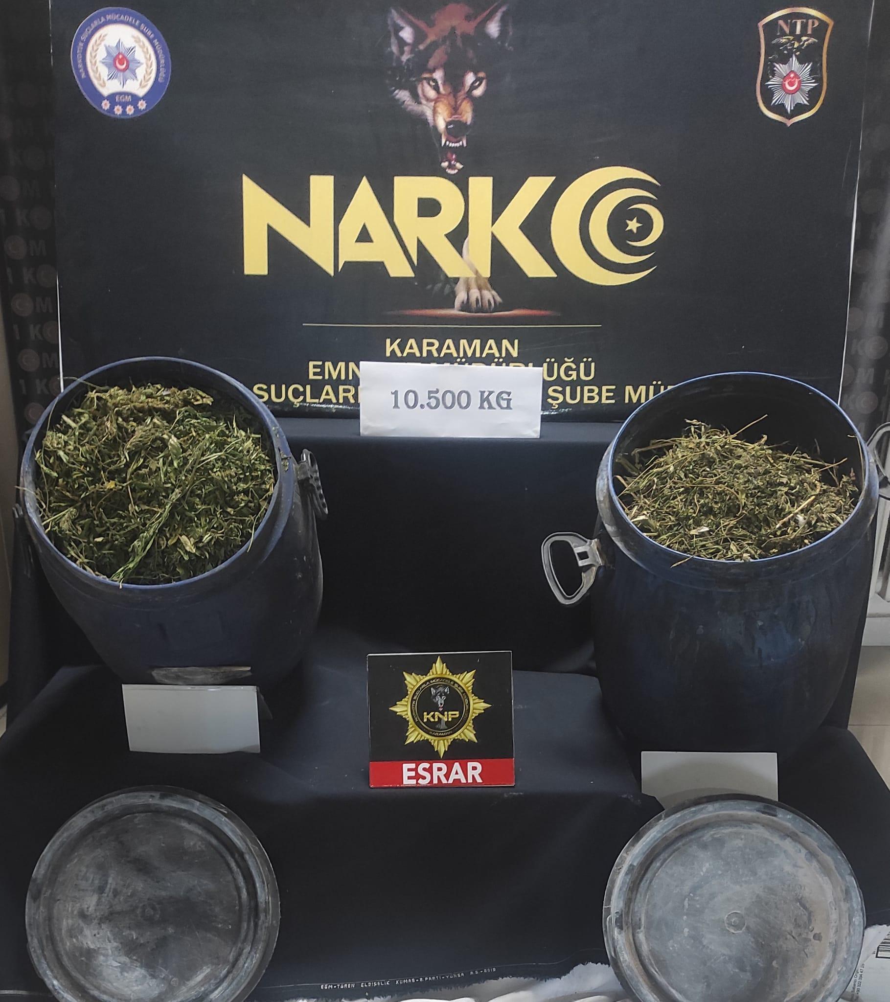 Uyuşturucudan ev hapsi aldı, 9 gün sonra 10 kilo esrarla yakalandı