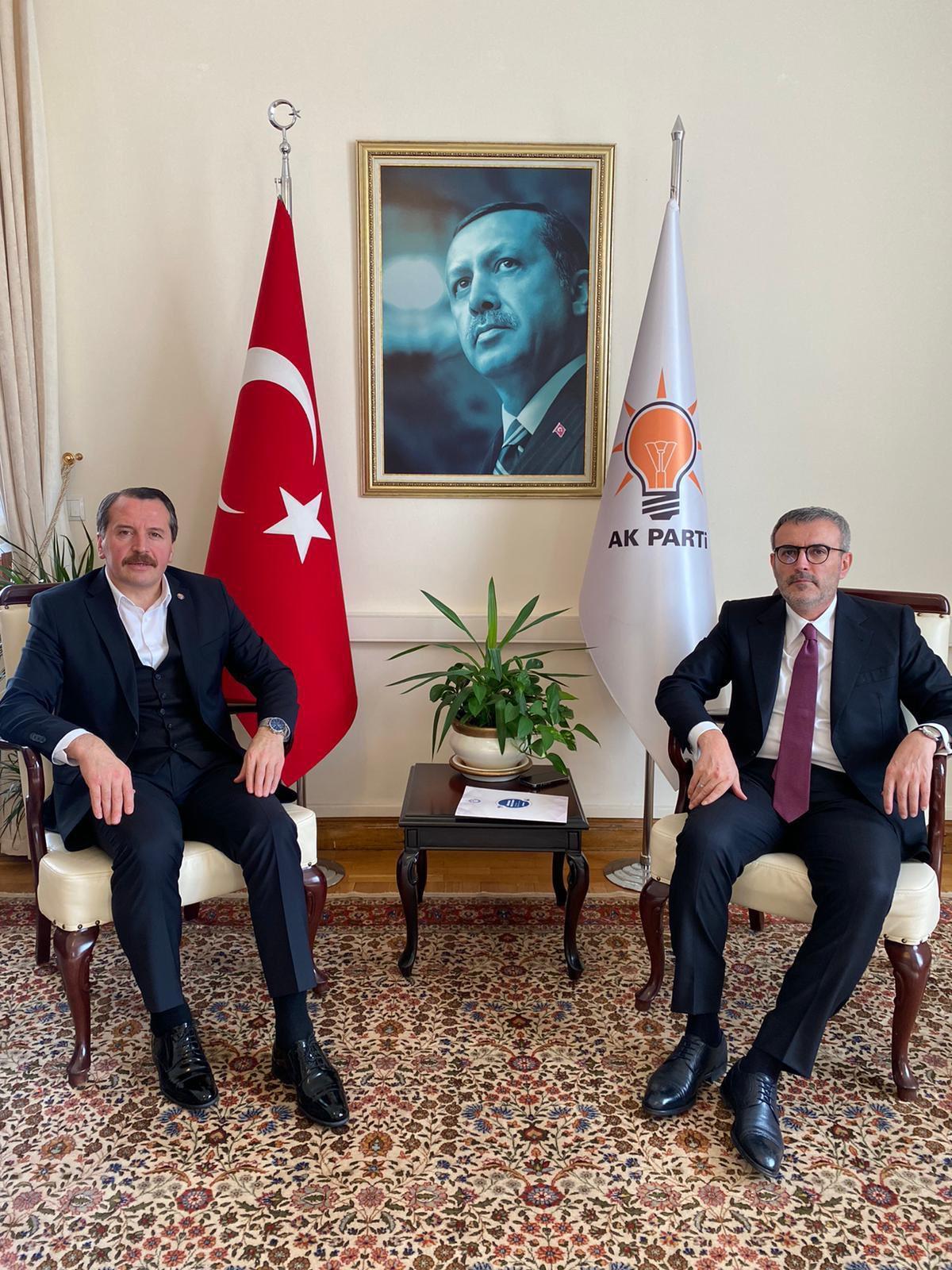 Memur Sen Genel Başkanı Yalçın, AK Partili Ünal ve Elitaş ile görüştü