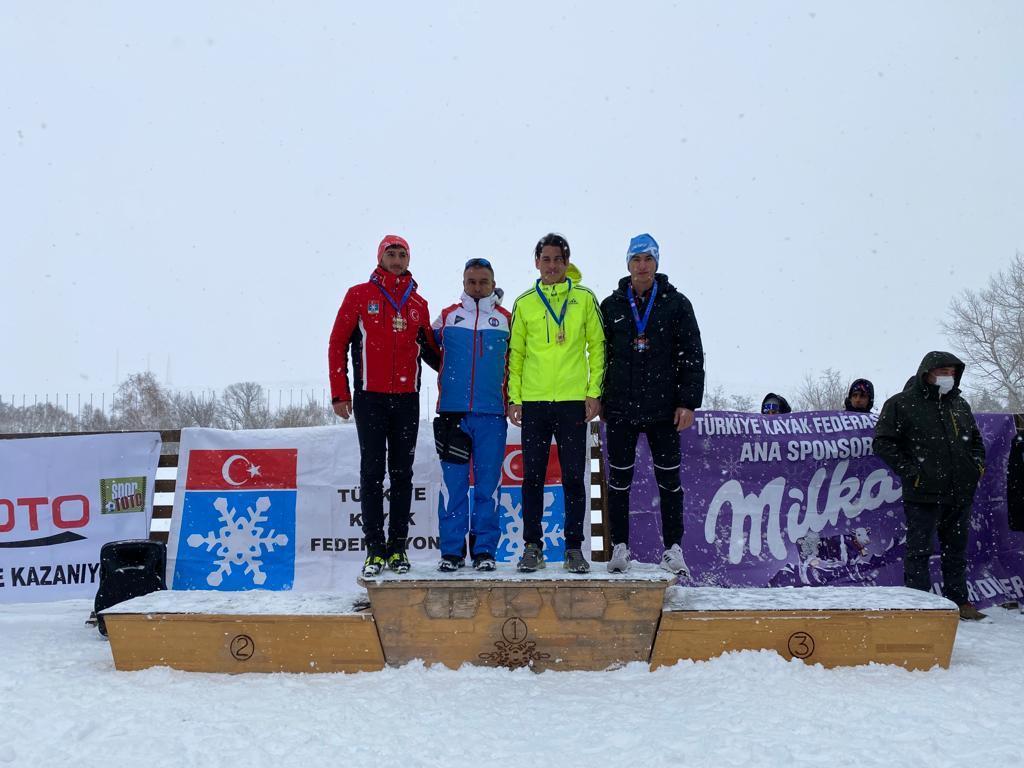 Erzurumda Kayaklı Koşu Eleme Yarışı tamamlandı