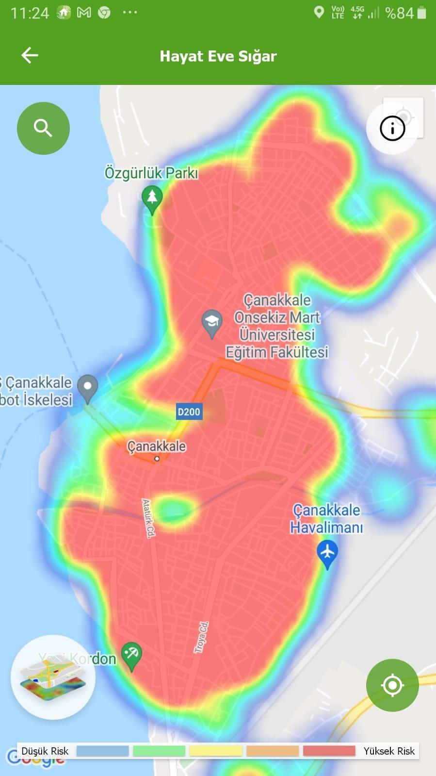 En çok vaka artışı Çanakkalede