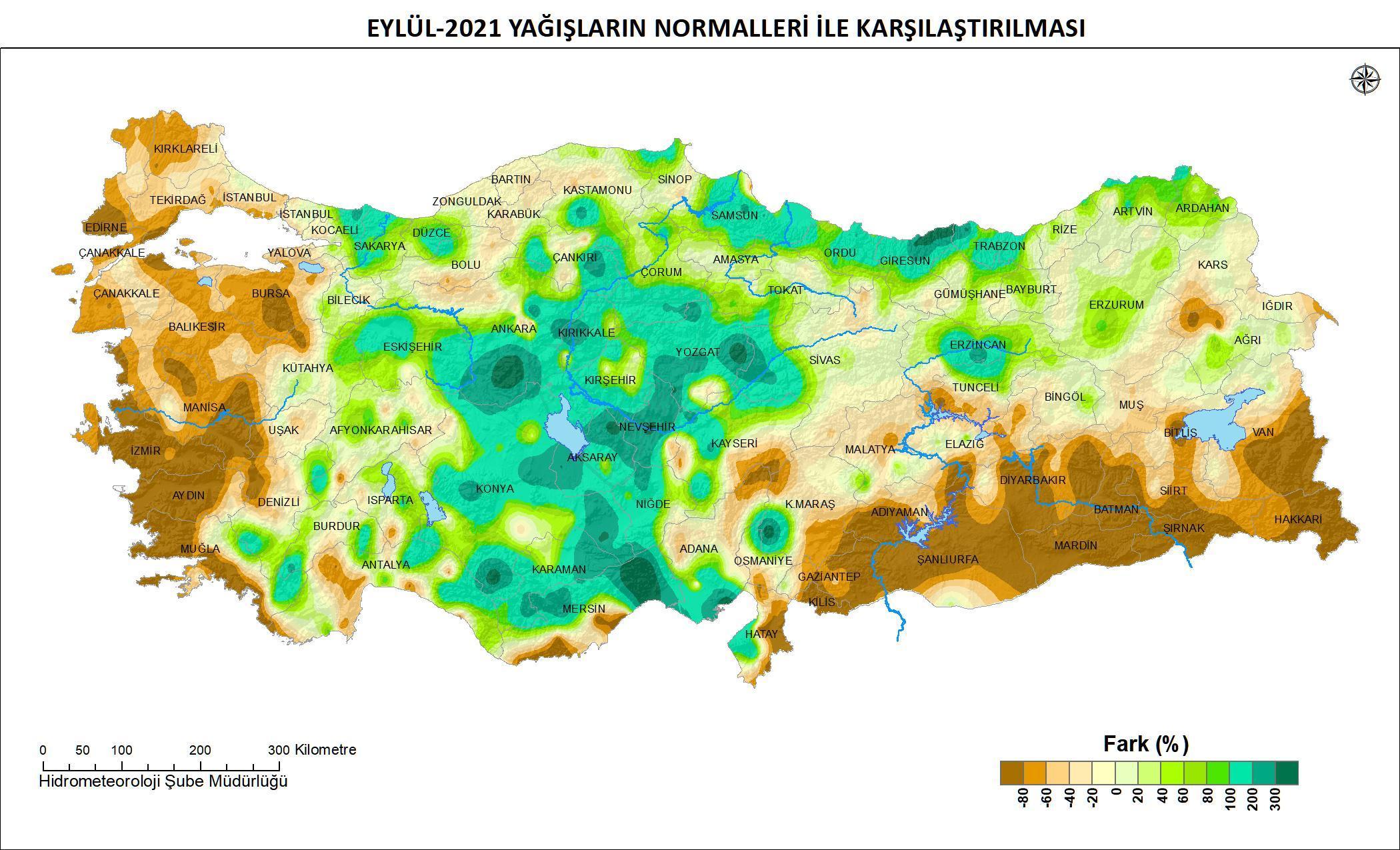 Yağışlarda Karaman ve Nevşehirde son 90 yılın en kötü tablosu