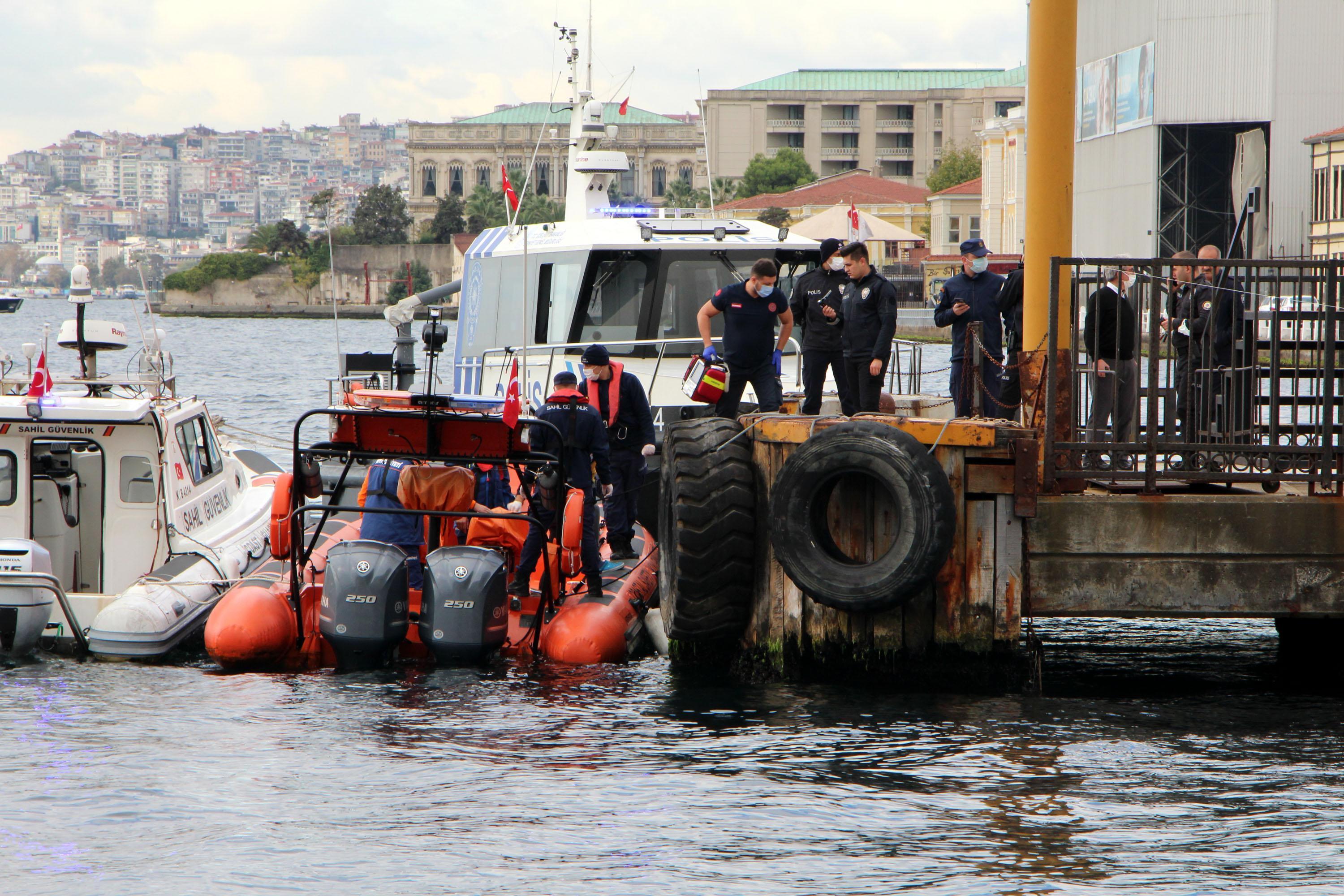 Ortaköyde denizde ceset bulundu