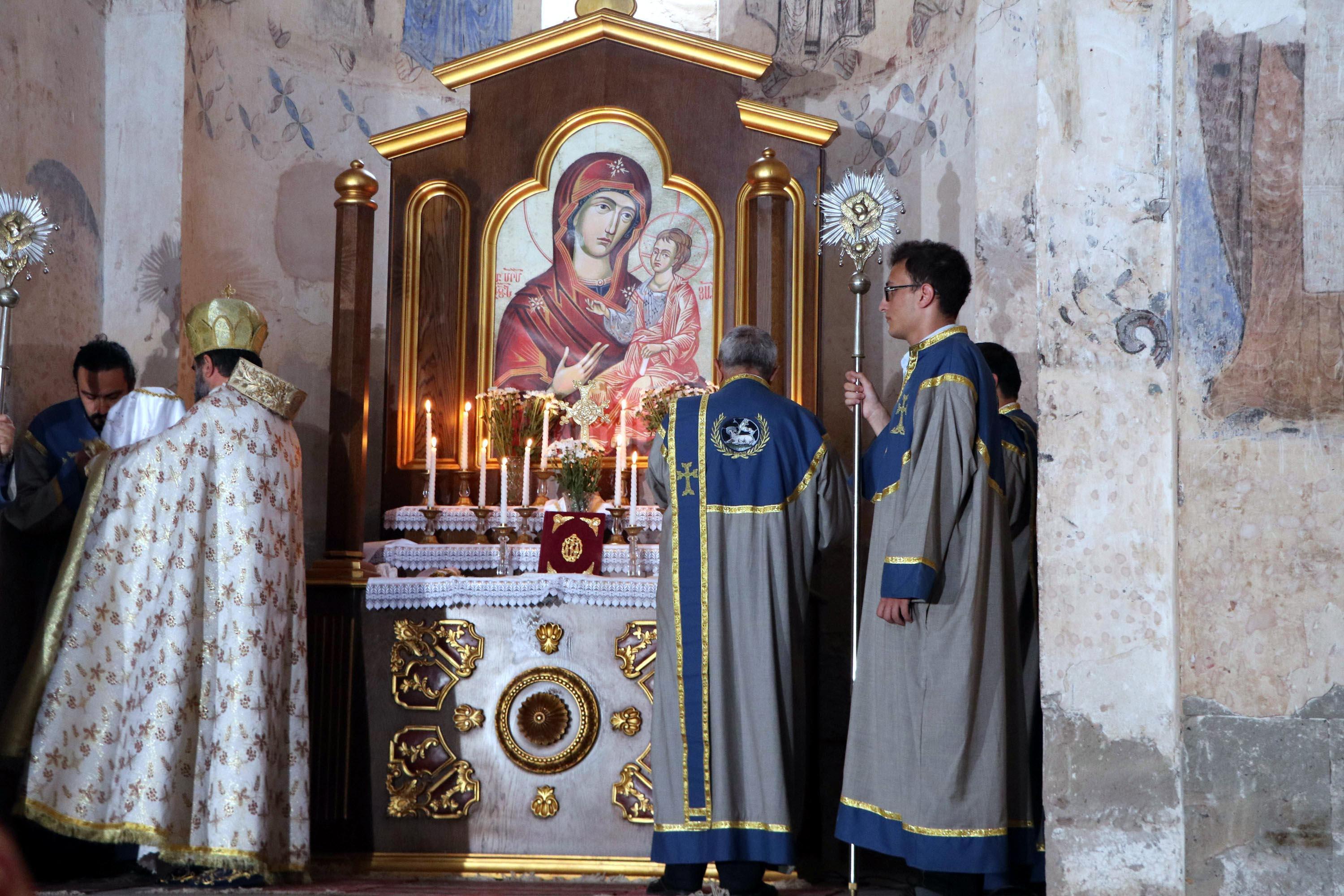 9th Mass in Akdamar Church in Van City, Turkey