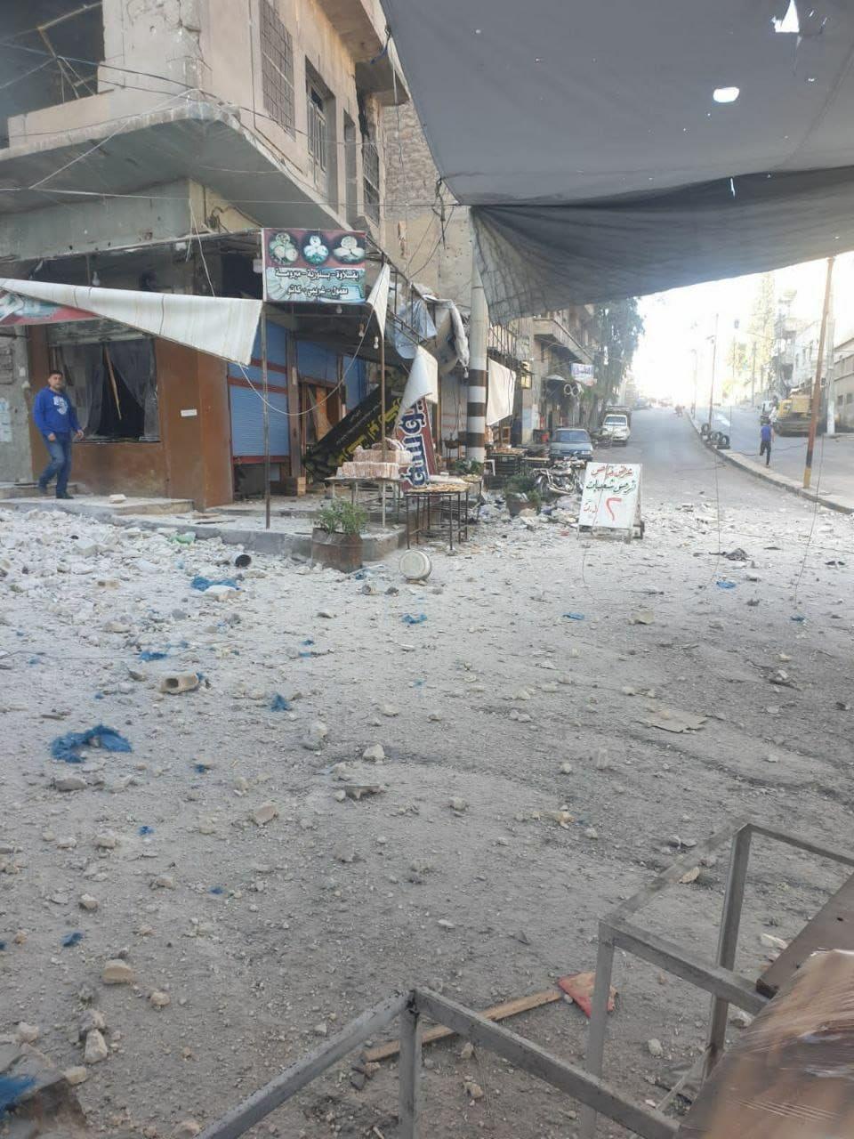 İdlibde pazar yerine saldırı: 10 ölü, 35 yaralı