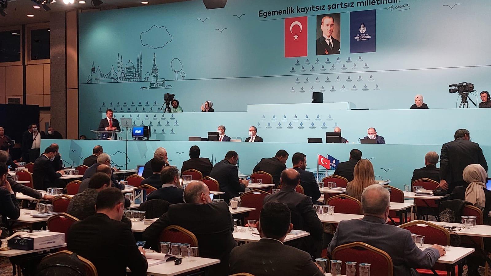 İBB meclisinde tartışma