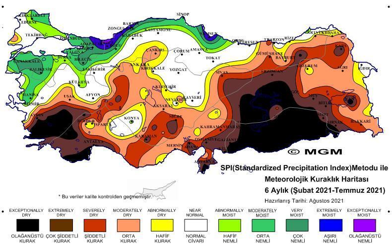 Korkutan haritalar: Olağanüstü ve şiddetli kuraklık yaşanıyor