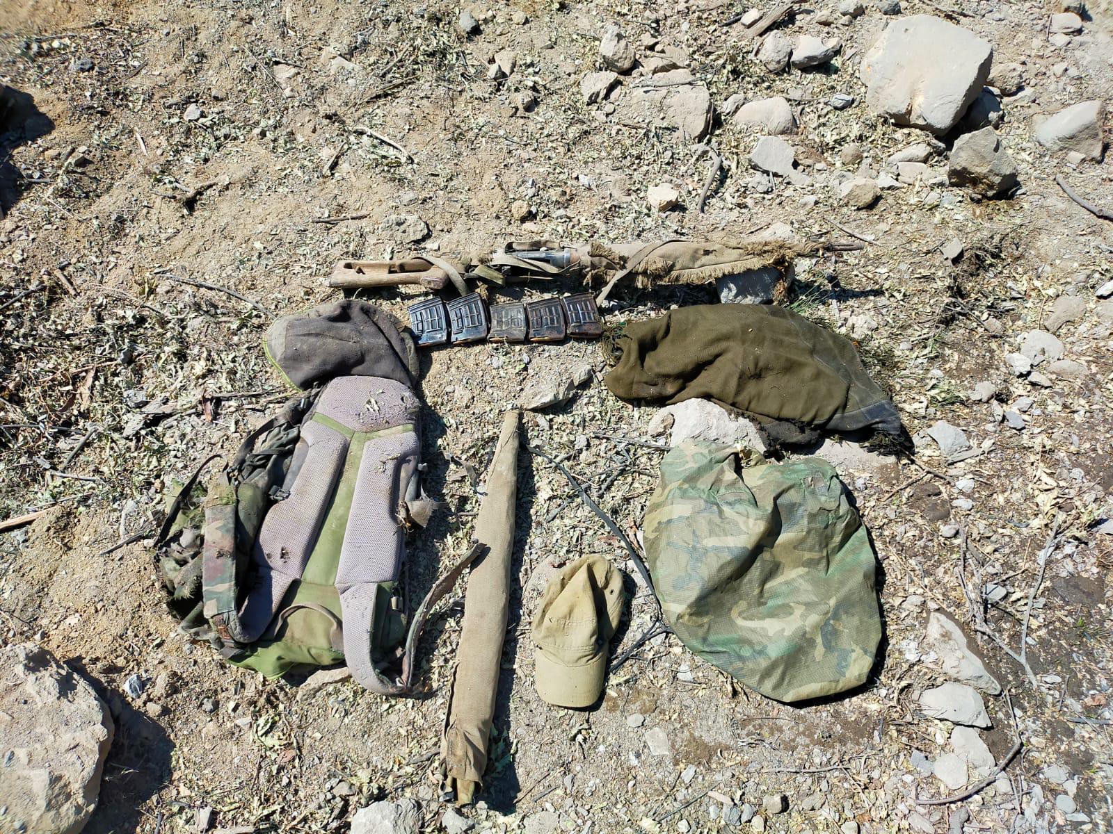 Ormanı ateşe veren PKKlılara operasyon: 1 terörist öldürüldü