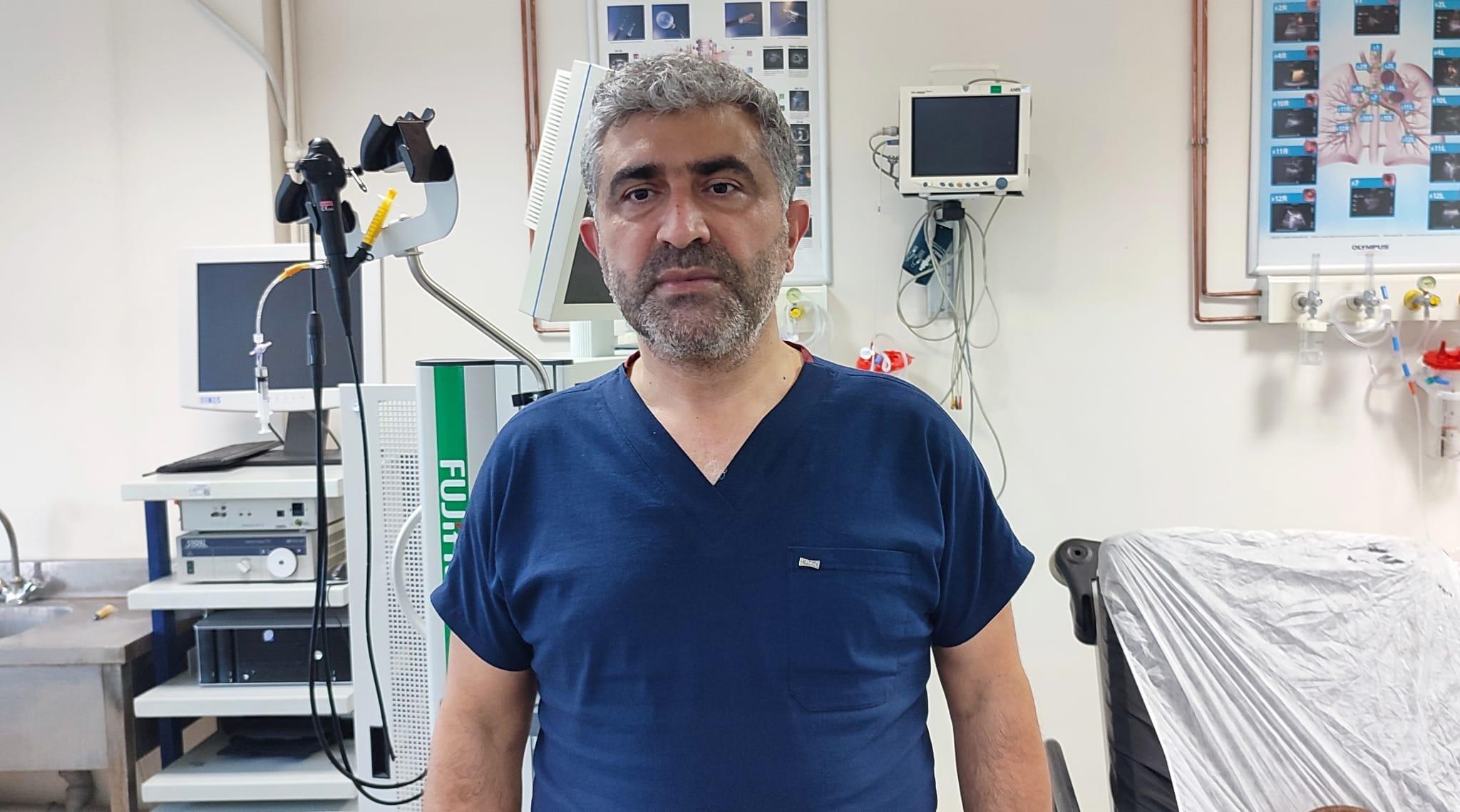 Akciğerindeki kabak çekirdeği operasyonla alındı