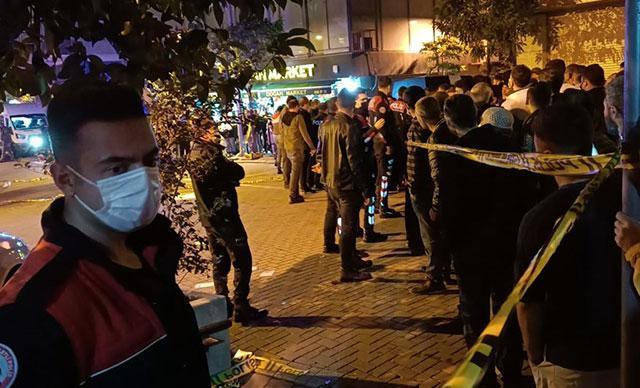 Zeytinburnunda 1 kişinin öldüğü silahlı saldırı kamerada