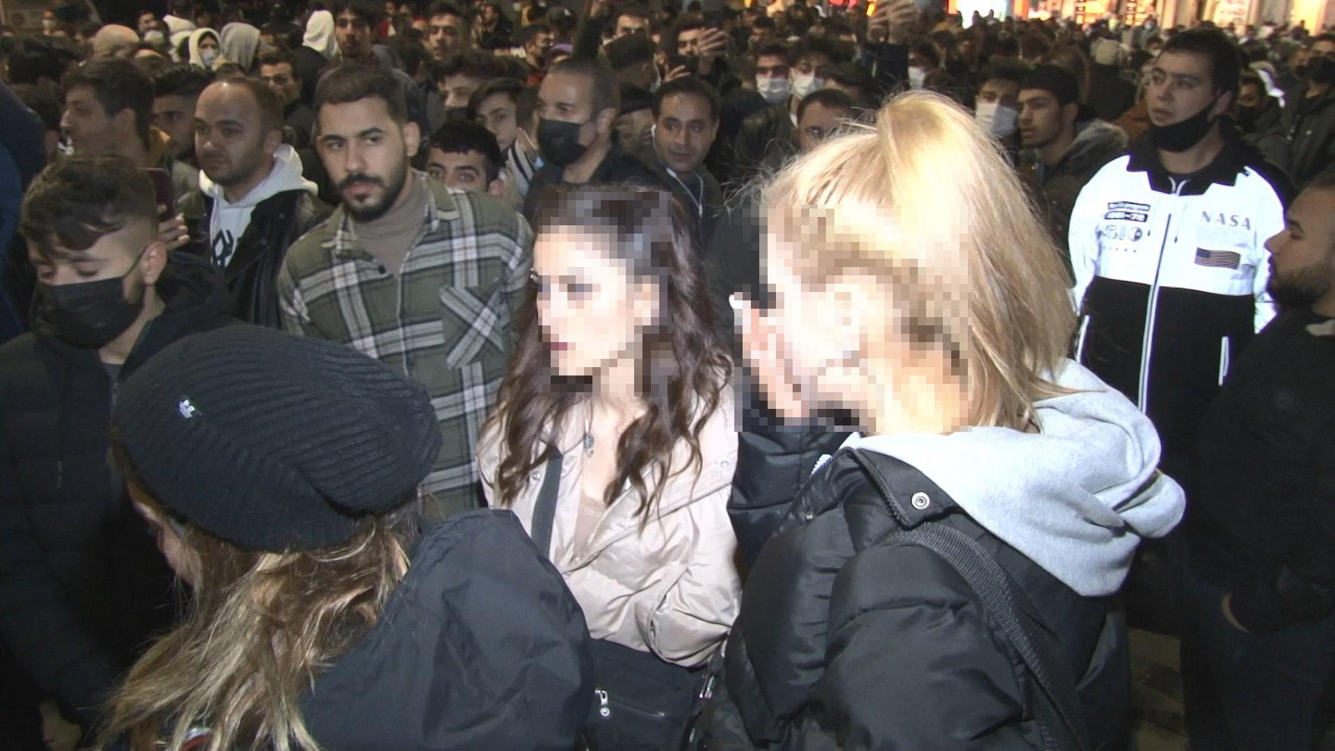 Taksimde taciz iddiası: 2 gözaltı