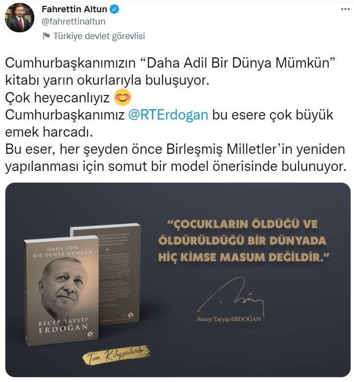 Cumhurbaşkanı Erdoğanın kaleme aldığı kitap yarın çıkıyor