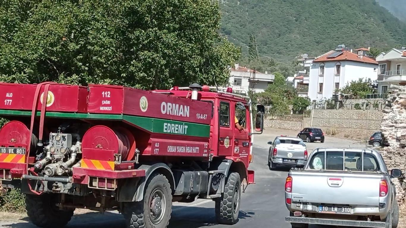 Kazdağlarında orman yangını