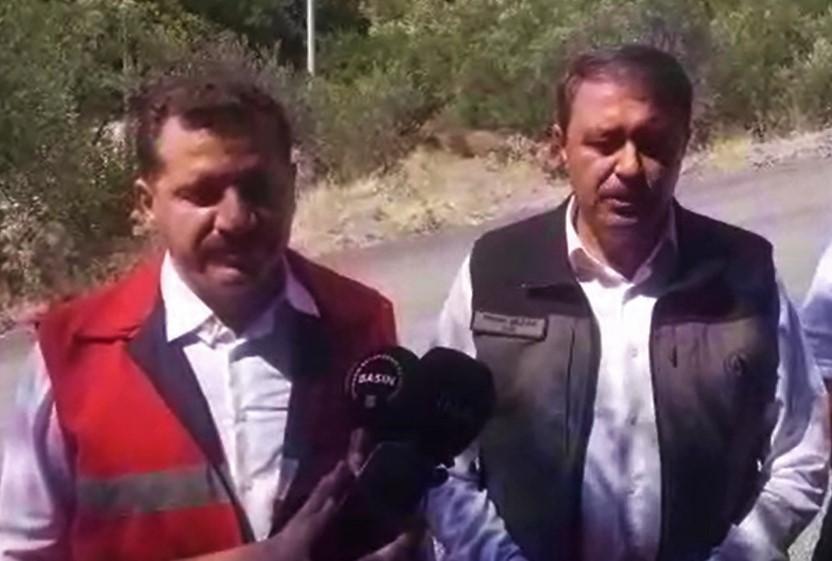 Kazdağlarında orman yangını