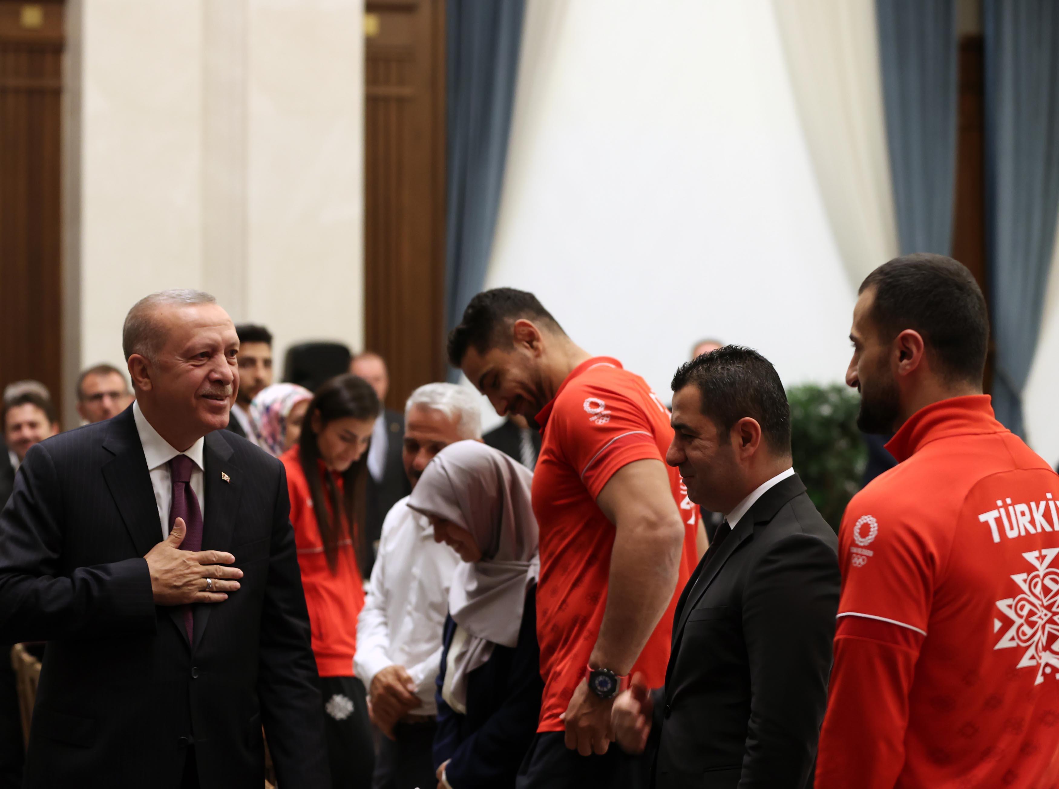 Cumhurbaşkanı Erdoğan: 2024teki olimpiyatlarda başarı çıtasını çok daha yukarı taşıyacağız