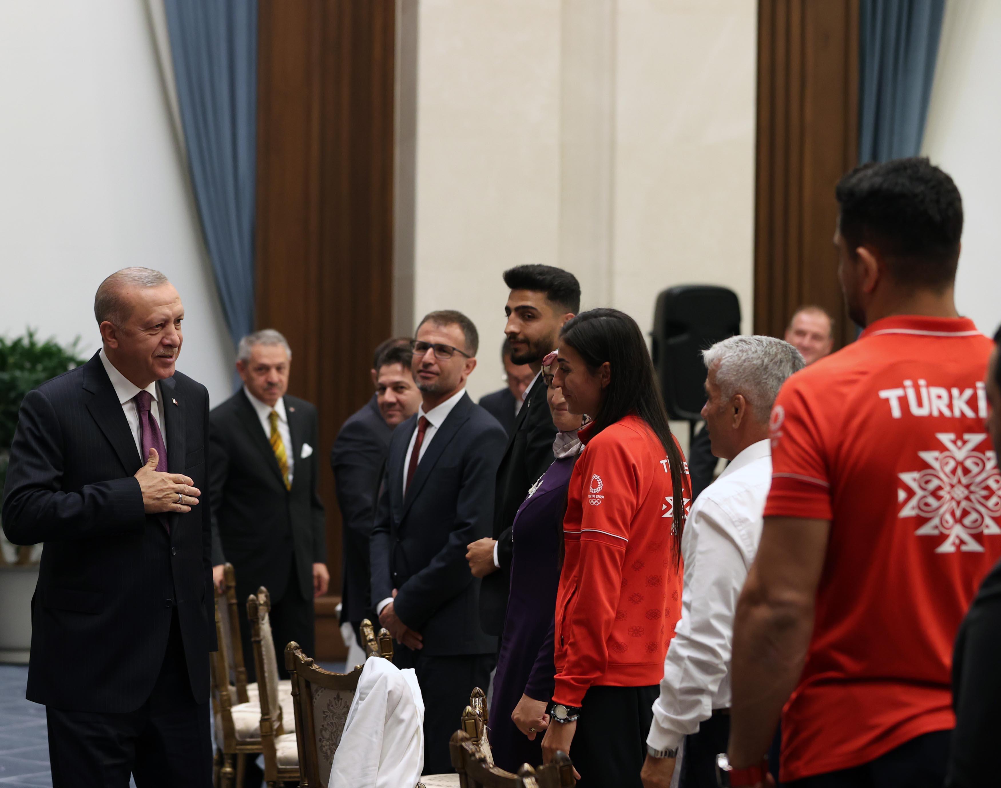 Cumhurbaşkanı Erdoğan: 2024teki olimpiyatlarda başarı çıtasını çok daha yukarı taşıyacağız