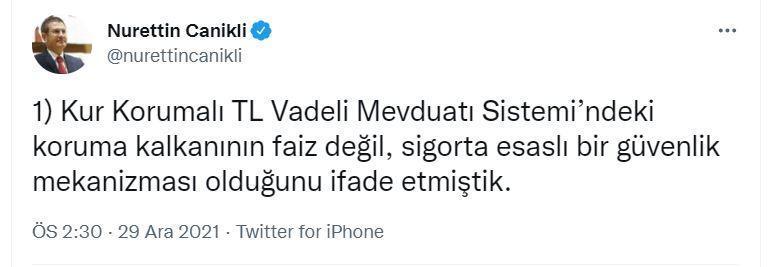 AK Partili Canikli: Örtülü faiz değil, açık bir sigorta işlemi