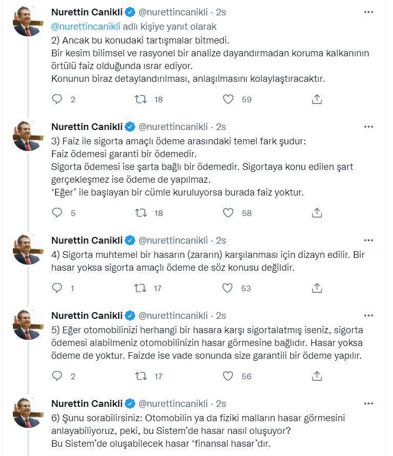 AK Partili Canikli: Örtülü faiz değil, açık bir sigorta işlemi