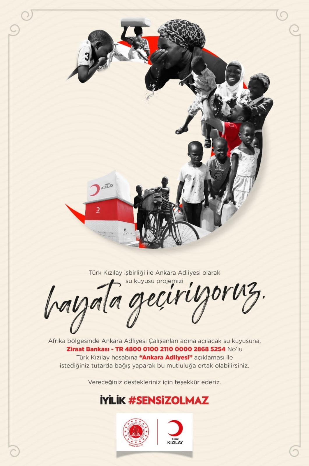 Ankara Cumhuriyet Başsavcılığından Afrikaya su kuyusu