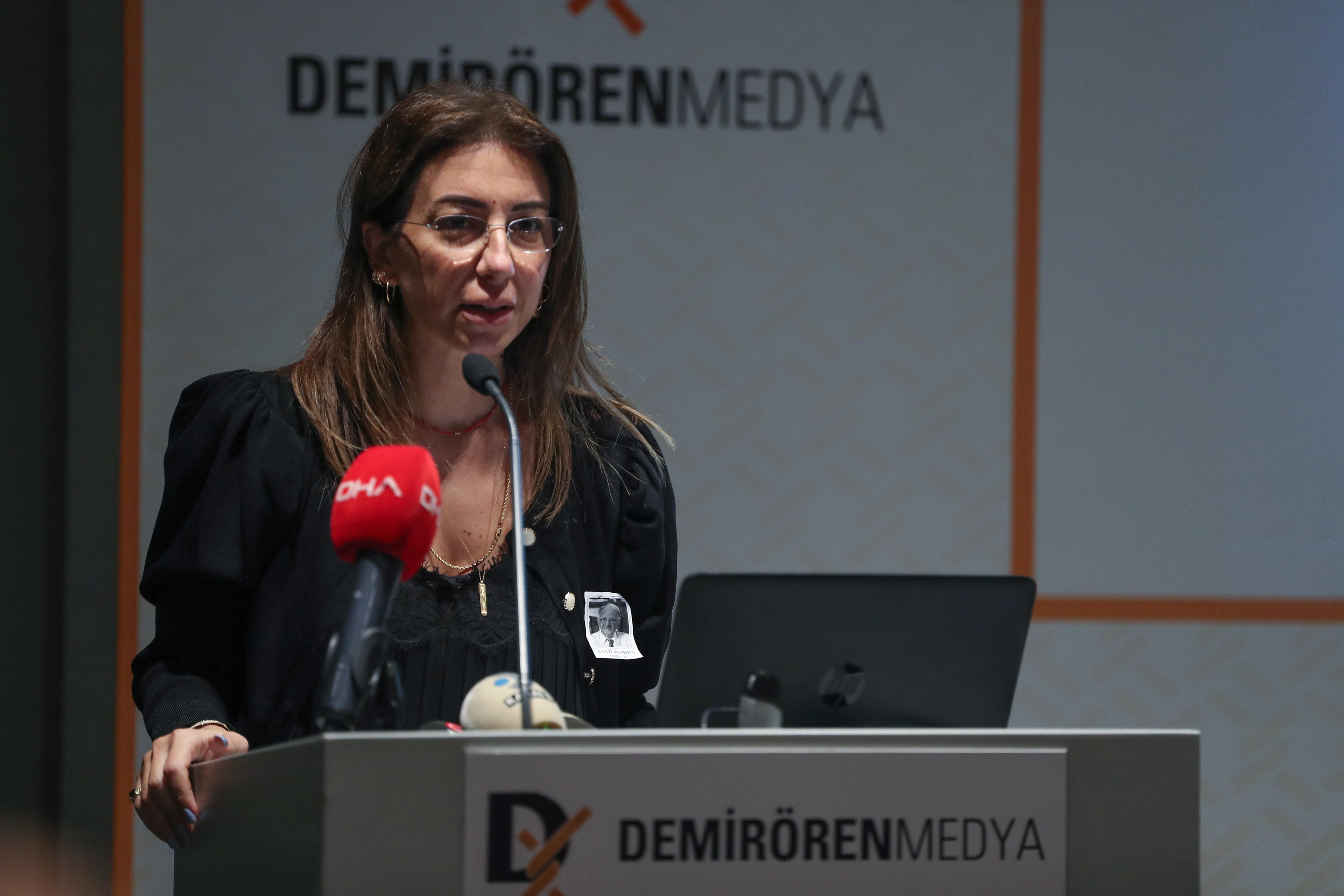 Gazeteci Sami Kohen için Demirören Medya Centerda tören