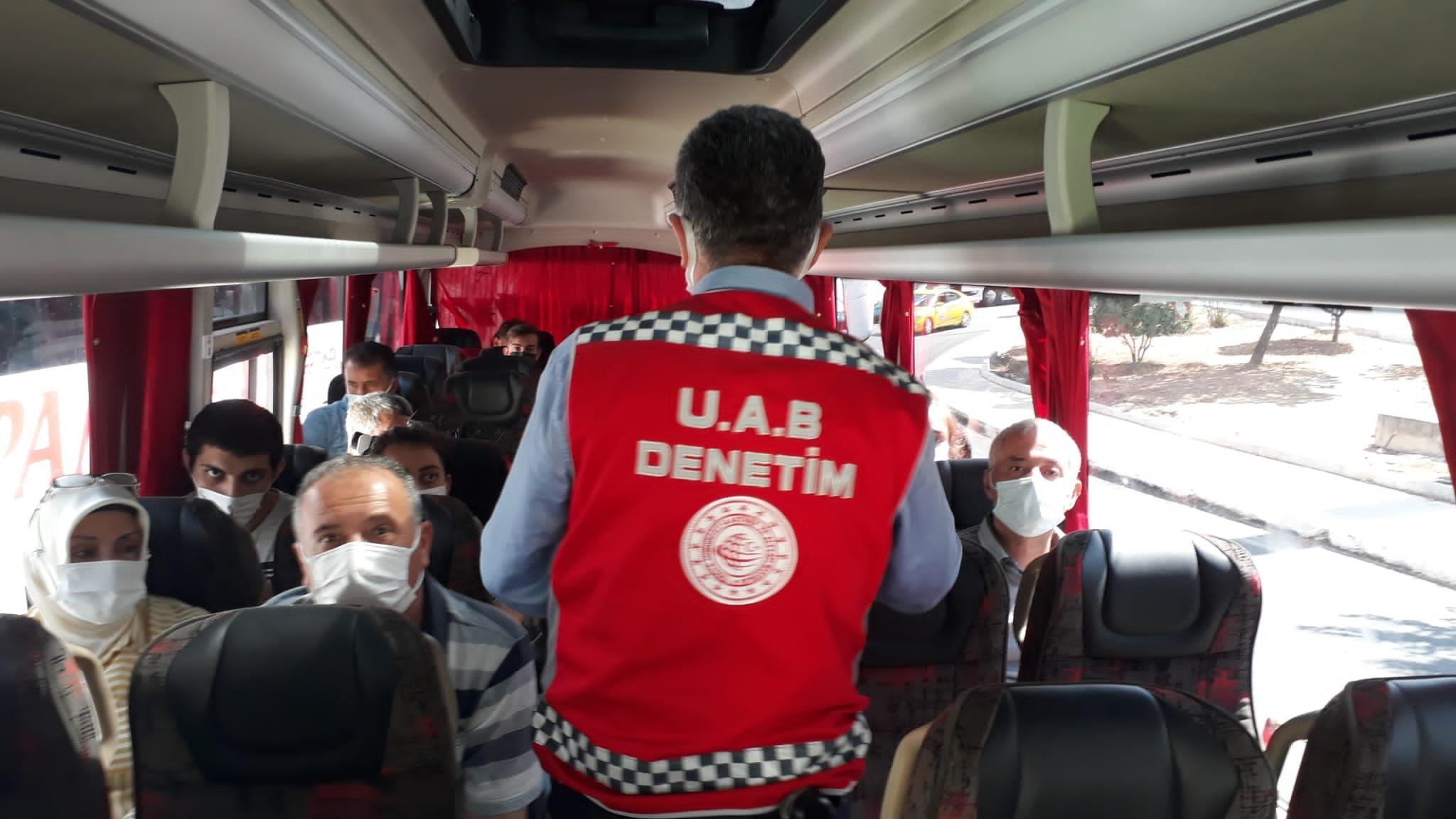 15 Temmuz Demokrasi Otogarında PCR testi denetimi