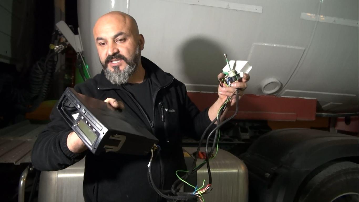 Kırıkkalede TIRda takograf hilesine 10 bin TL ceza