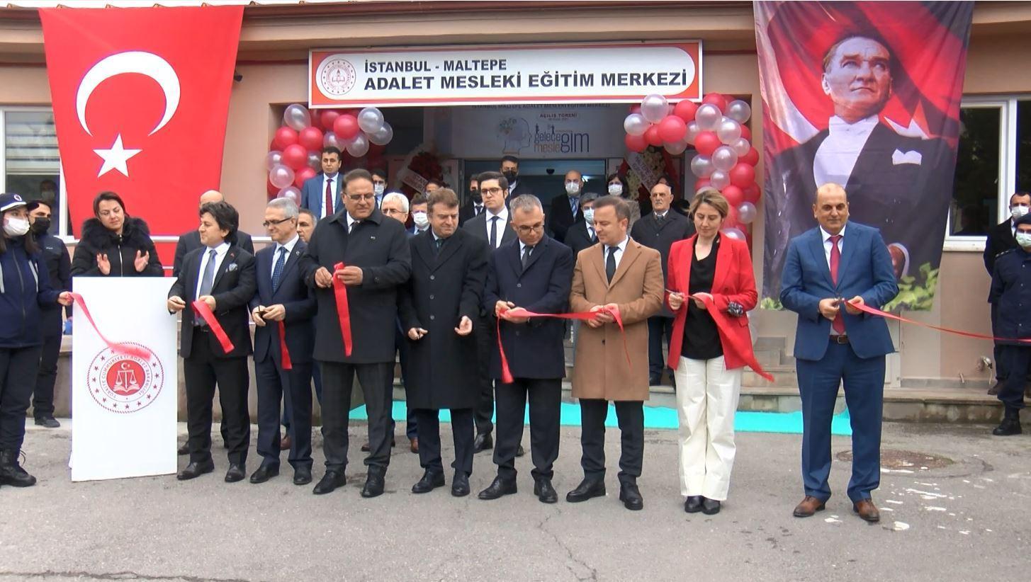 Maltepe Adalet Mesleki Eğitimi Merkezi 19 merkezle birlikte eş zamanlı açıldı