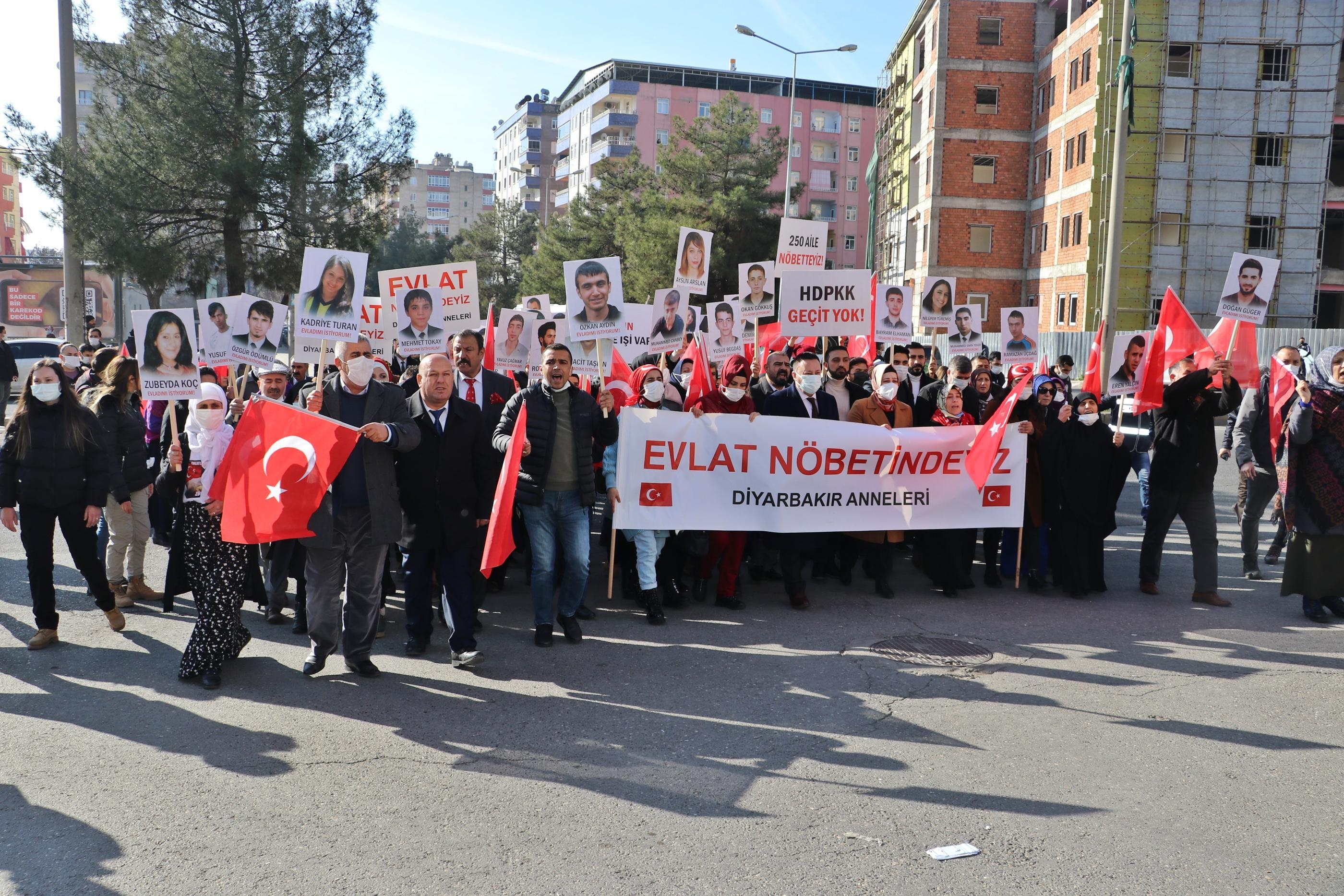 Evlat nöbetindeki aile sayısı 250 oldu
