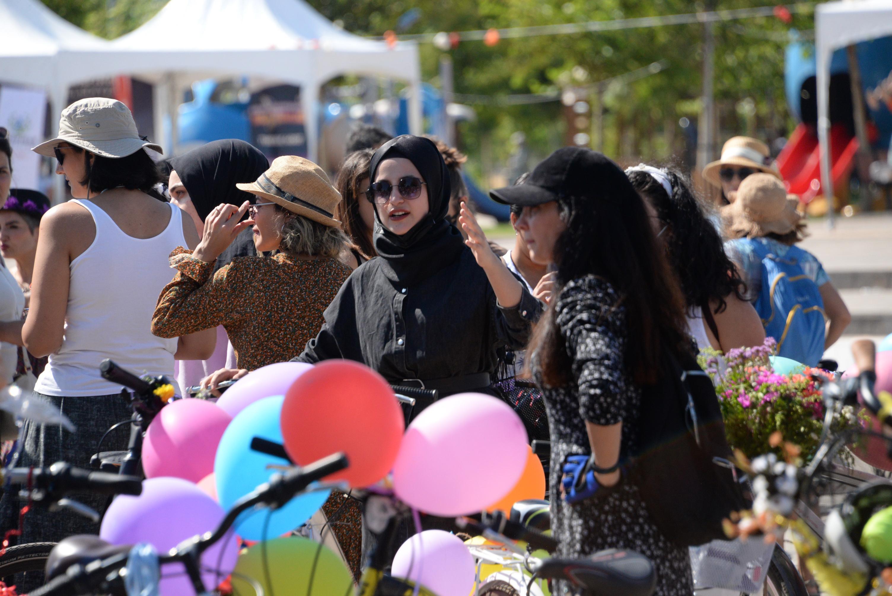 Süslü Kadınlar Bisiklet Turu Ankara etabı yapıldı