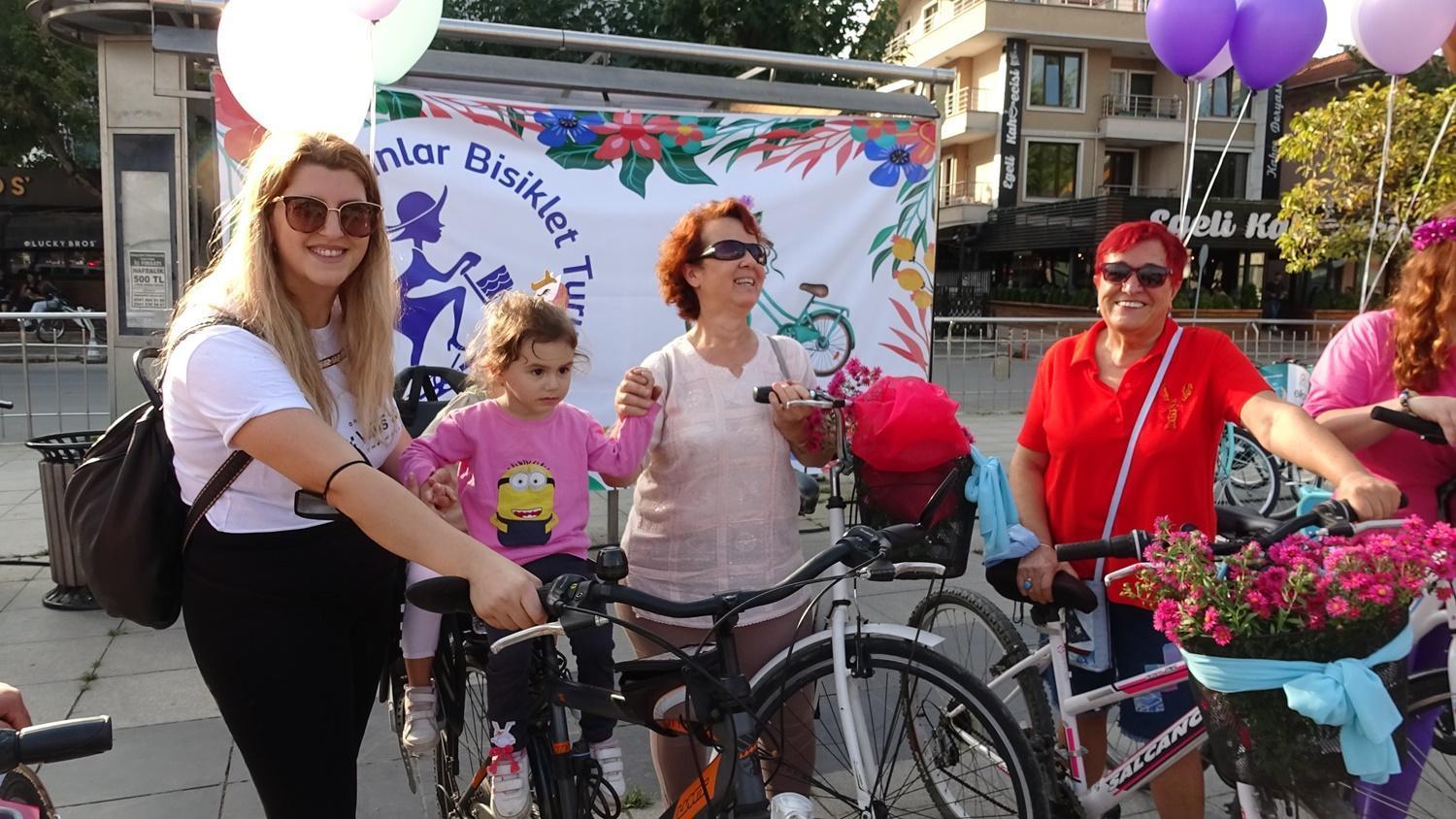 Süslü Kadınlar Bisiklet Turu Ankara etabı yapıldı