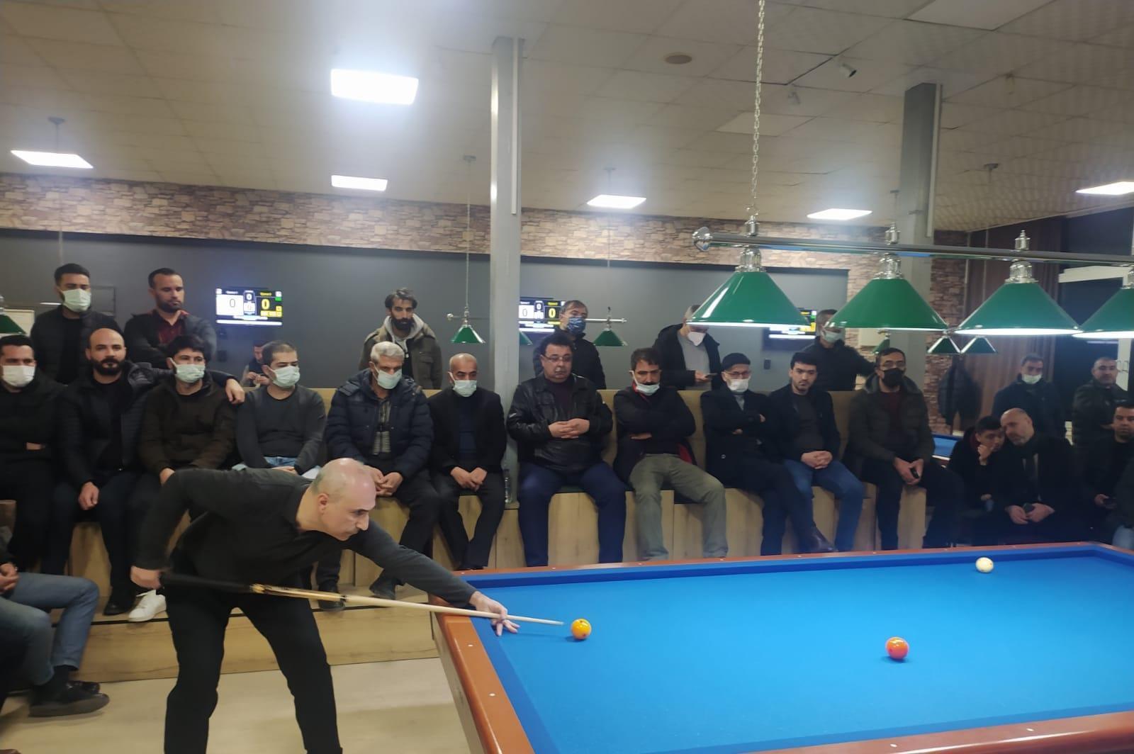 Diyarbakırda bilardo şampiyonasına rekor katılım