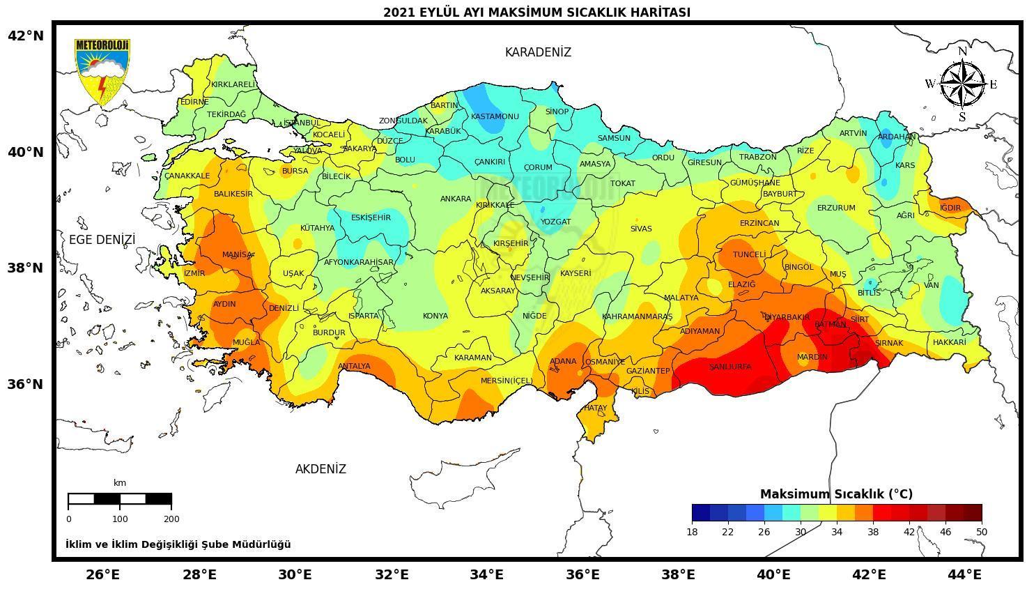 Eylülde sıcaklıklar normale döndü