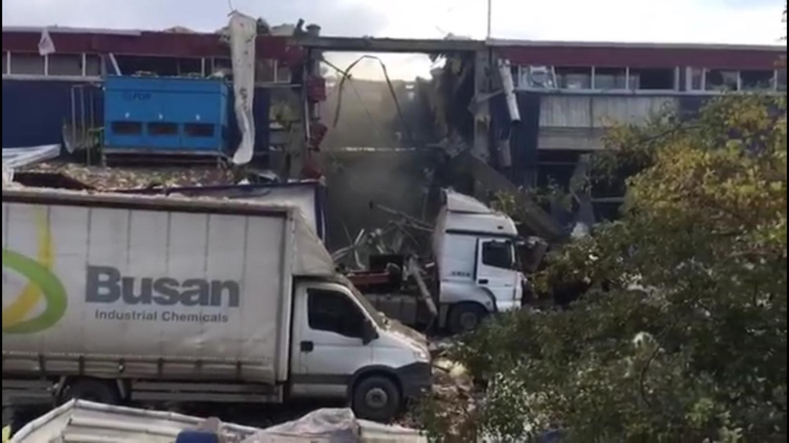 Bursada fabrikada patlama: 1 ölü, 6 yaralı