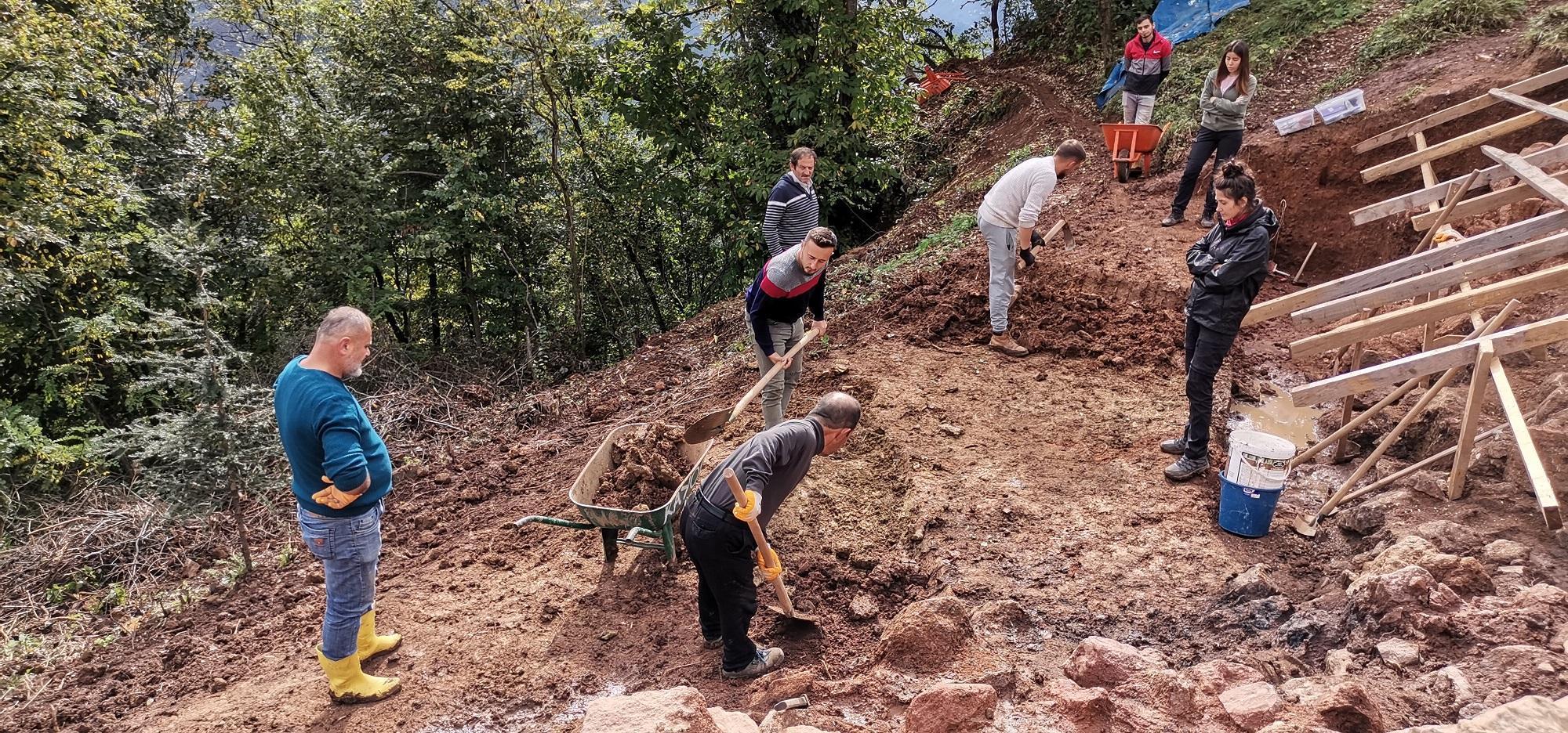 Kurul Kalesindeki kazılarda yeni girişe ulaşıldı