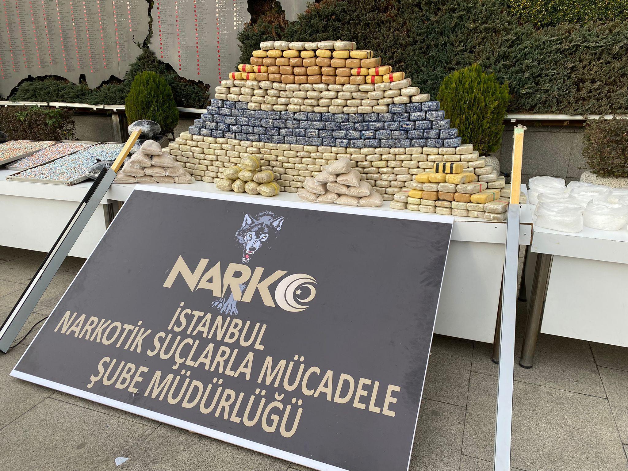 İstanbulda 2021de 6 ton 727 kilogram uyuşturucu ele geçirildi