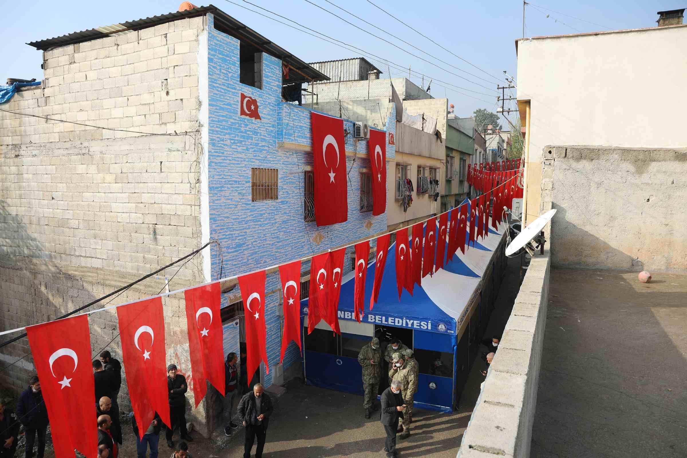 Şehit askerin cenazesi, memleketi Gaziantepe gönderildi