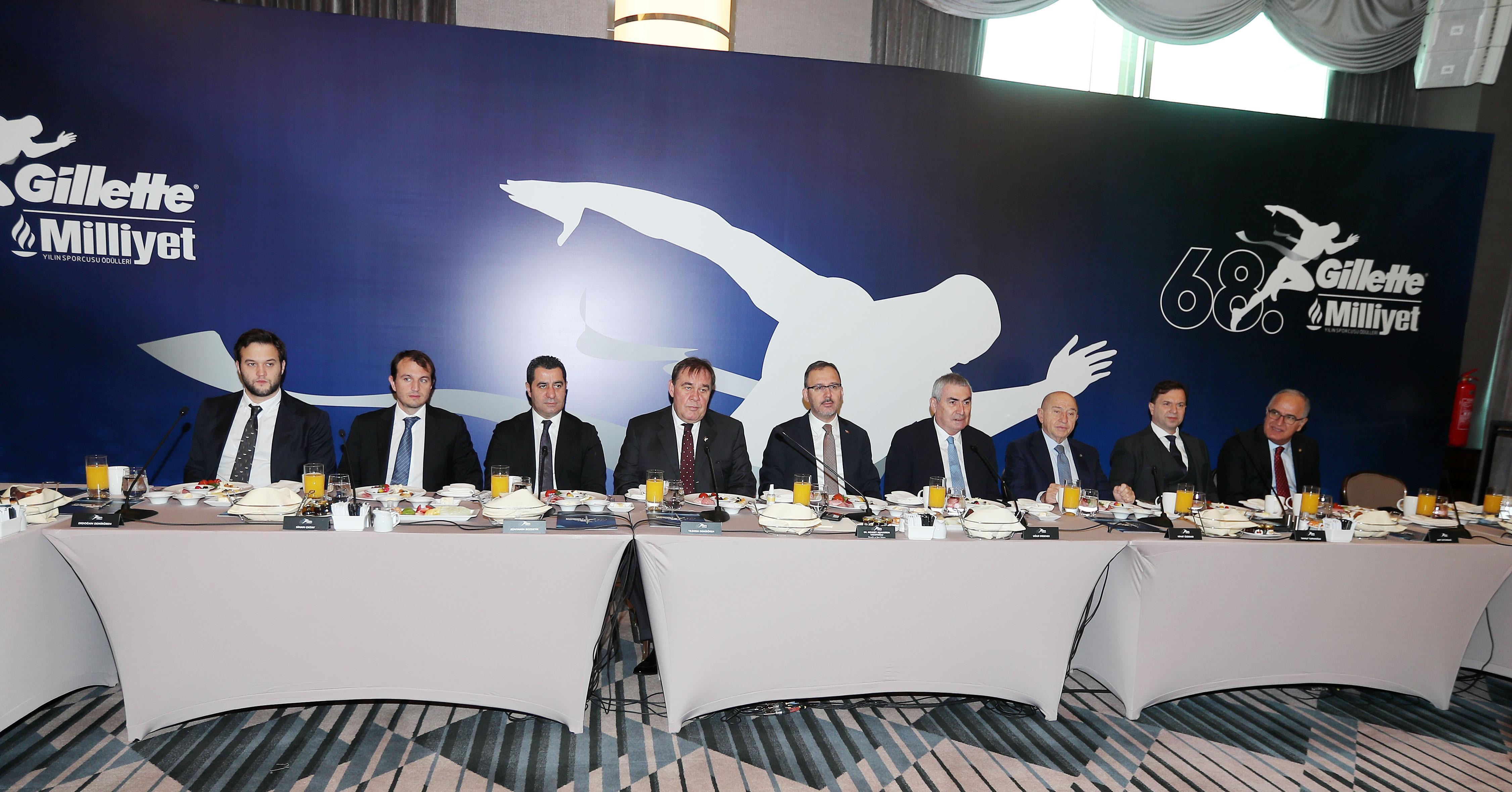 68inci Gillette Milliyet Yılın Sporcusu Ödüllerinde Büyük Jüri Toplantısı yapıldı