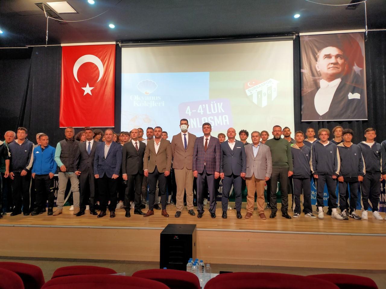 Bursaspor ve Okyanus Koleji arasında iş birliği protokolü