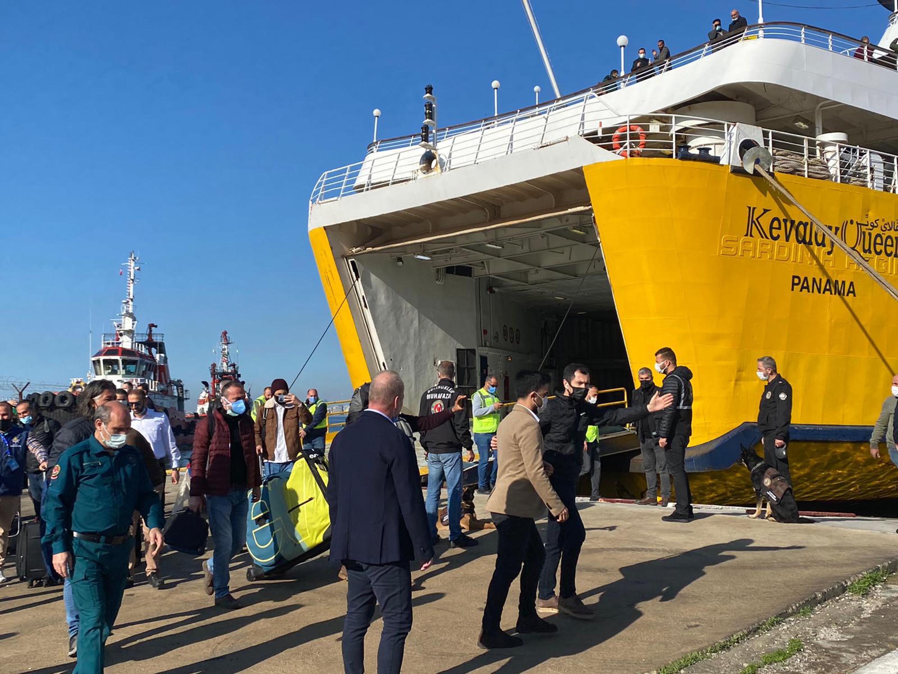 Türkiye Libya arasında 25 yıllık hasret bitti, ilk gemi İzmire geldi