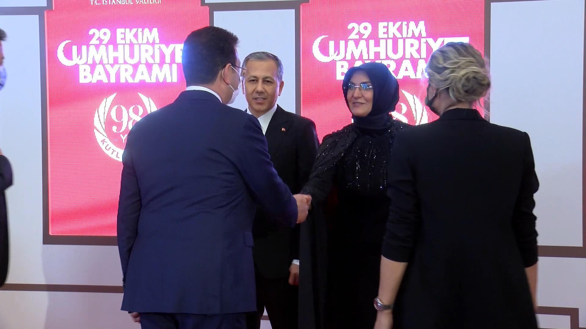 İstanbul Valisi Yerlikayadan Cumhuriyet Bayramı resepsiyonu