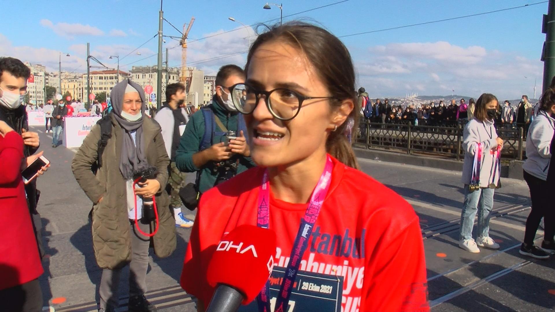 Galata Köprüsünde Cumhuriyet Koşusu