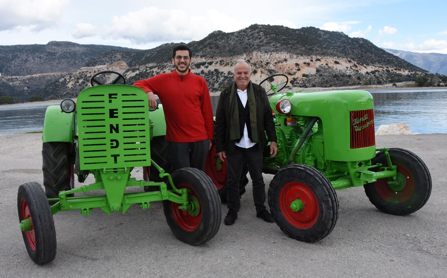 70 yıllık traktörlerle nostaljik tur