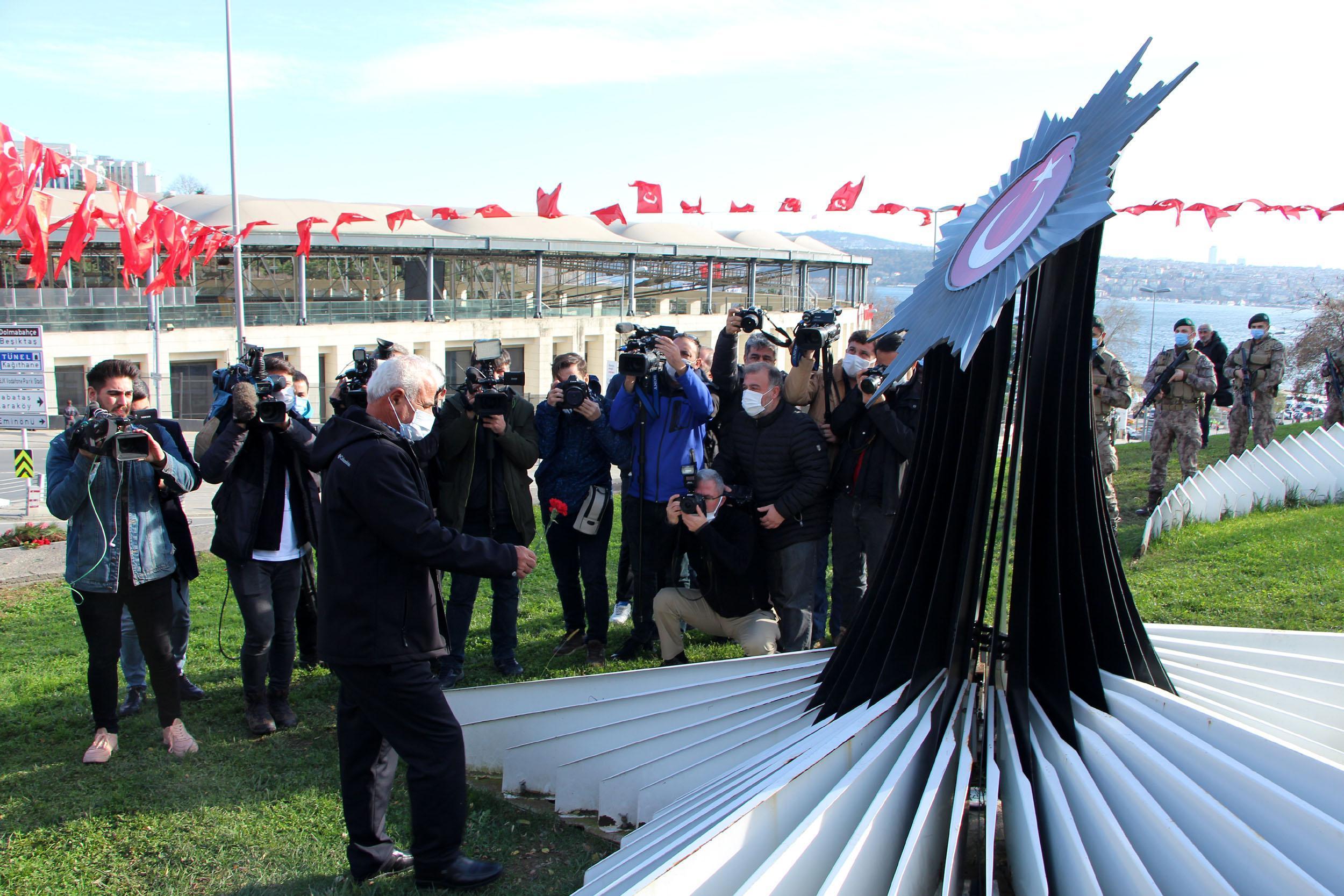 Beşiktaştaki terör saldırısında şehit olanlar anıldı