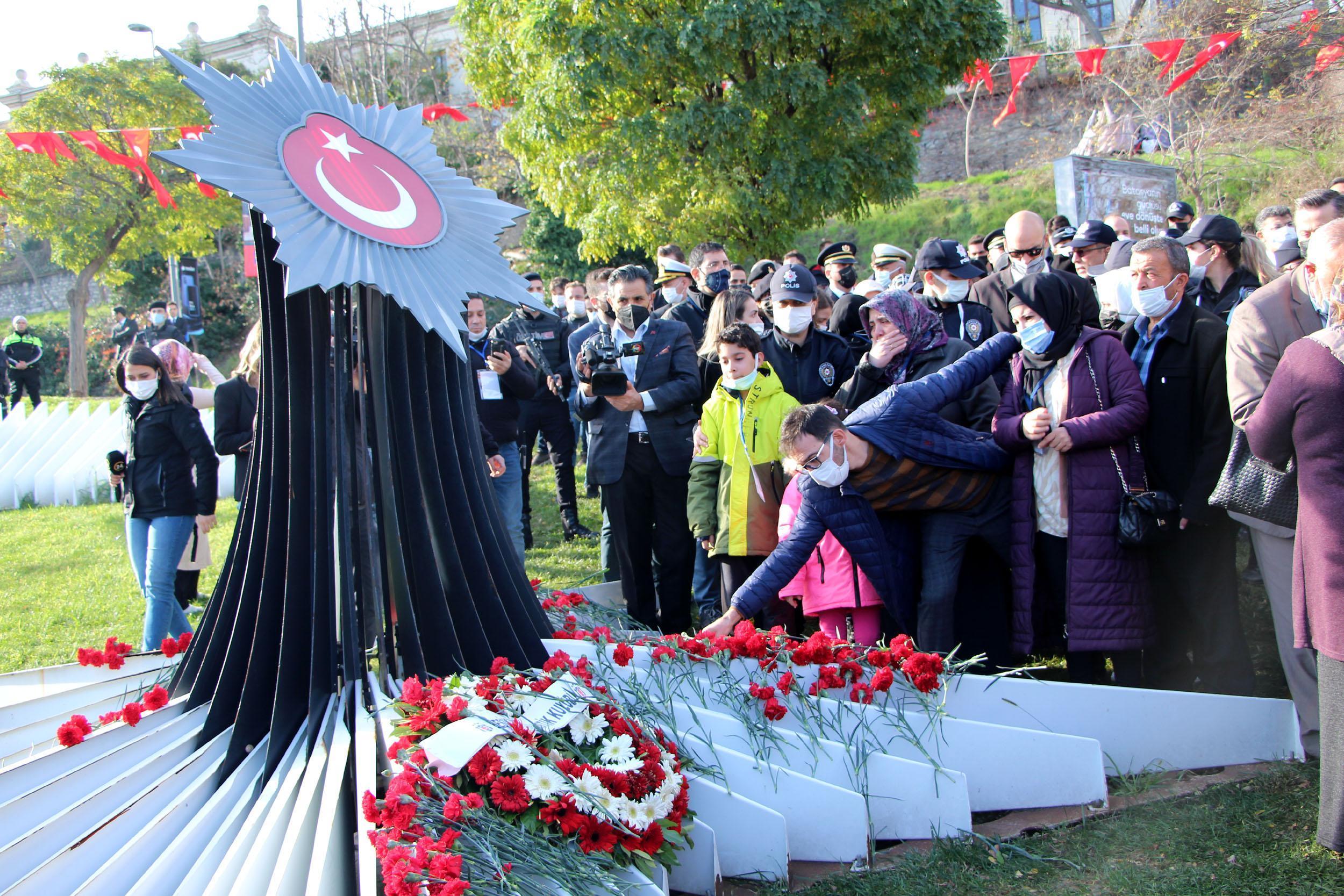 Beşiktaştaki terör saldırısında şehit olanlar anıldı