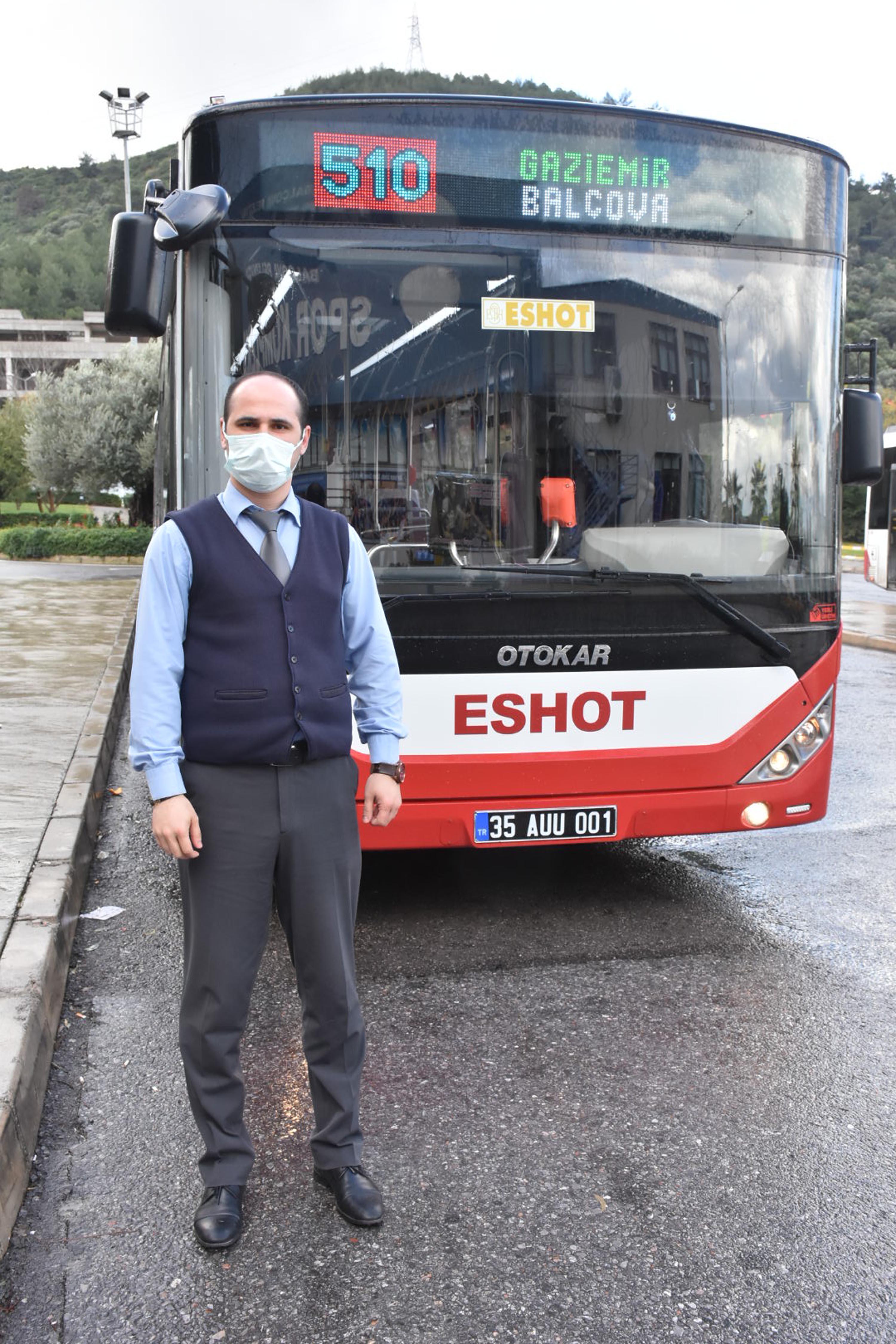 Otobüs şoförü, fenalaşan yolcuyu hastaneye yetiştirdi